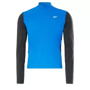 Image of Reebok United By Fitness Long Sleeve Warming Long-sleeve - Vector Blue