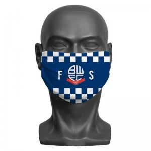 Image of Personalised Bolton Wanderers FC Initials Adult Face Mask