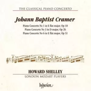 Image of Johann Baptist Cramer Piano Concerto No 1 in E-flat Major by Johann Baptist Cramer CD Album