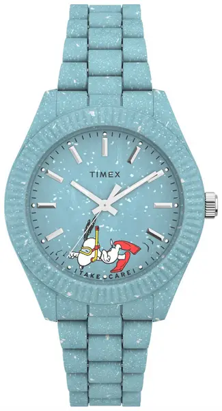 Image of Timex TW2V53200 Womens Waterbury Ocean X Peanuts Snoopy Watch