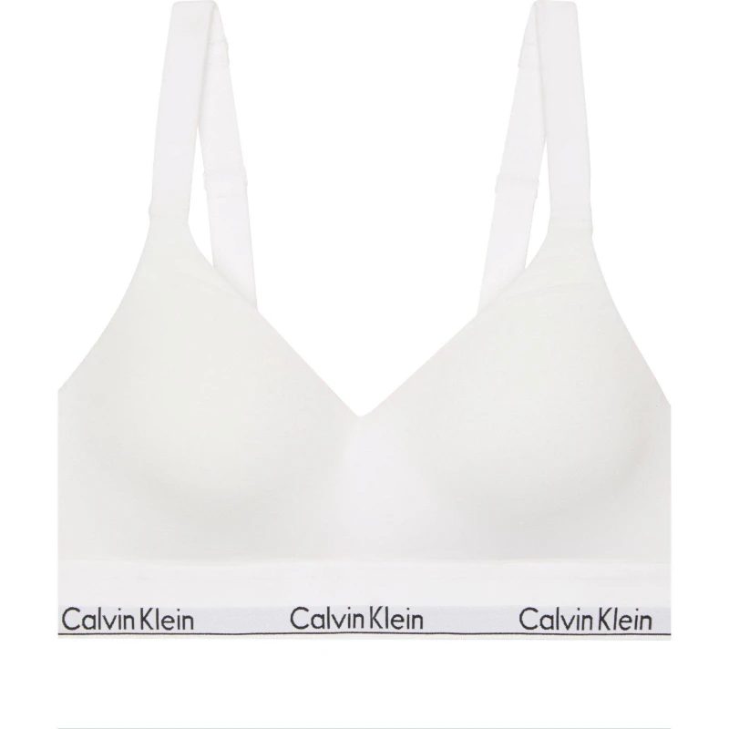 Image of Calvin Klein BRALETTE White female 8 (XS)