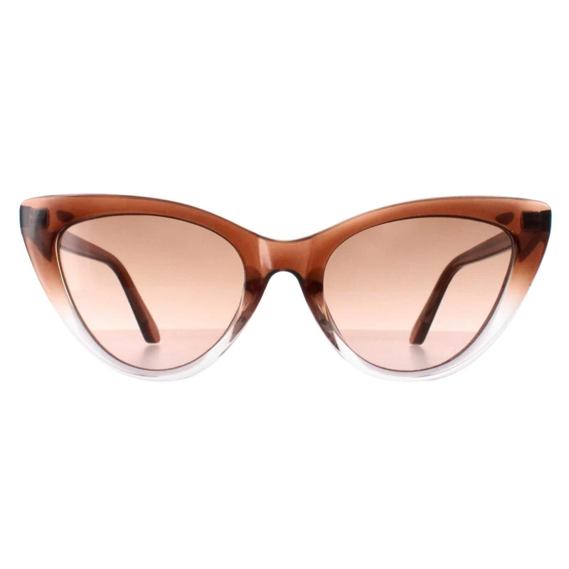 Image of Guess Cat Eye Brown Brown Gradient GF6147 Brown female