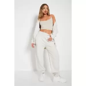 Image of I Saw It First Soft Knit Loose Fit Trousers - Brown