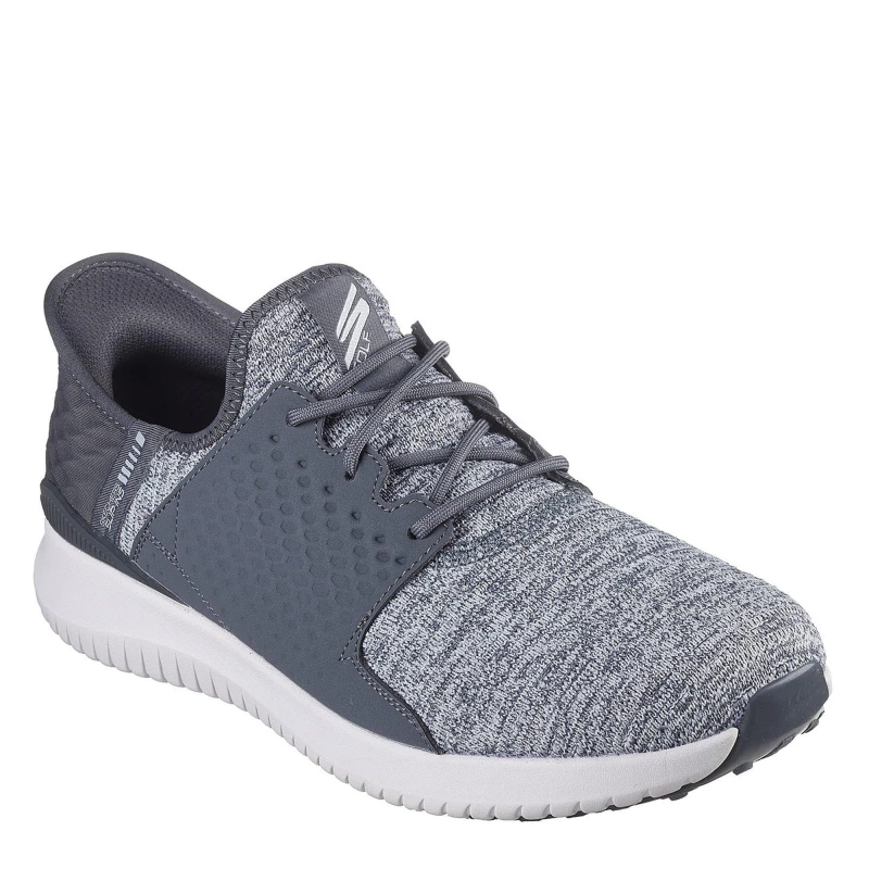 Image of Skechers Reverse Slip in Mens Trainers - Grey Grey 8.5