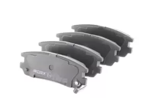 Image of RIDEX Brake pad set 402B0168 Brake pads,Brake pad set, disc brake OPEL,HONDA,ISUZU,Frontera B SUV (U99),Frontera A Sport SUV Cabrio (U92)