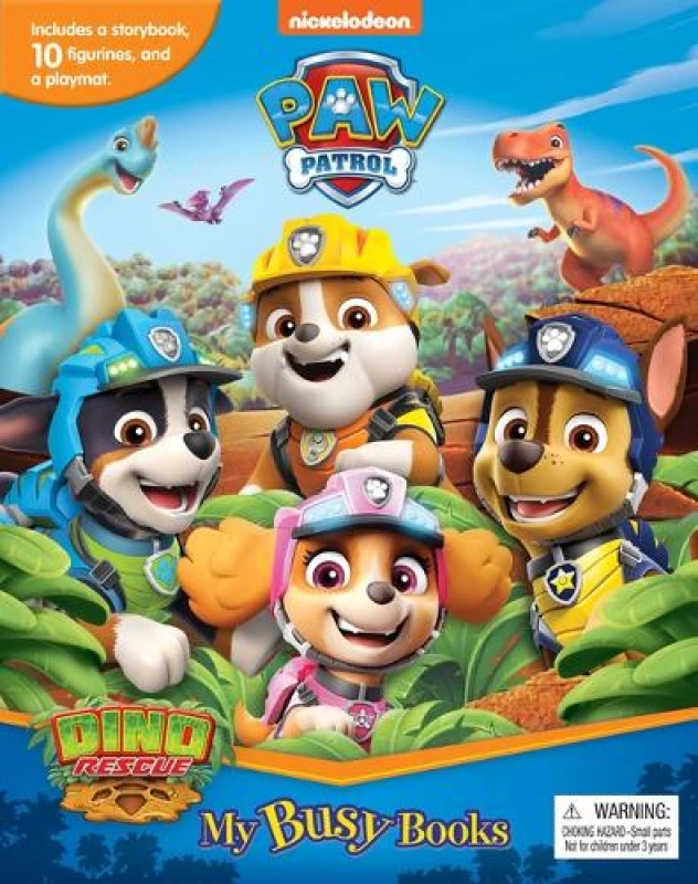 Image of Paw Patrol Dino Rescue My Busy Book One Colour WM28G Unisex