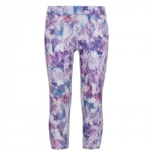 Image of USA Pro Training Capri Tights Junior Girls - Purple Crystal