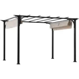 Image of Steel/Fabric Pergola giona - 363cm x 277cm