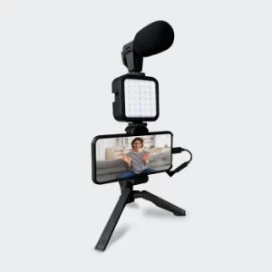 Image of Vlogging Mini Kit with Tripod, Light, and Mic