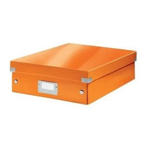 Image of Leitz Click and Store Medium Organiser Box Orange