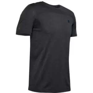 Image of Under Armour Armour Rush Seamless Fitted T Shirt Mens - Black