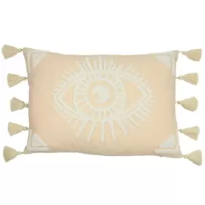 Image of Ashram Eye Cushion Blush, Blush / 35 x 50cm / Polyester Filled