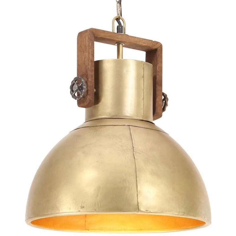 Image of VIDAXL Vidaxl - Industrial Hanging Lamp 25 w Brass Round 40cm E27 8720286024164
