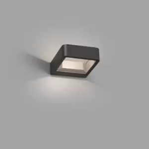 Image of Axel Outdoor LED Dark Grey Up Down Wall Light 5W 3000K IP65