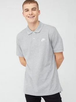 Image of Nike Matchup Pique Polo - Grey/White