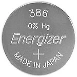 Image of Energizer Button Cell Batteries 386/301 SR43 1.5V Silver Oxide
