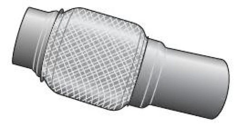 Image of VEGAZ BR-112 Repair Pipe, catalyst Reparaturrohr Front Repair Pipe,catalyst (3466)