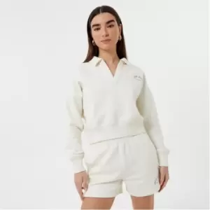 Image of Jack Wills Open Collar Graphic Sweatshirt - White