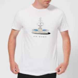 Image of Friends Fountain Mens T-Shirt - White - M