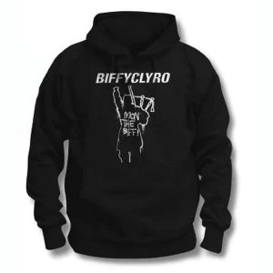 Image of Biffy Clyro - Mon The Biff Unisex Medium Pullover Hoodie - Black
