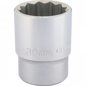 Image of Draper 3/4" Drive Polished Finish Bi Hexagon Socket Metric 3/4" 30mm