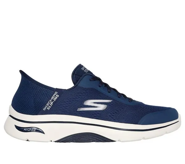 Image of Skechers Slip-in Arch Fit 2.0 Simplicity 2 Trainers Navy 11 UK