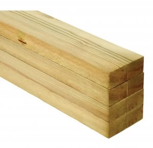 Image of Wickes Treated Sawn 25 x 38 x 2400mm Pack 8
