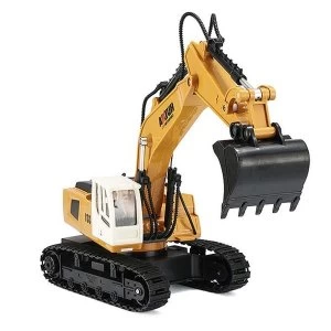 Image of HUINA 1:18 9 Channel 2.4G RC Excavator