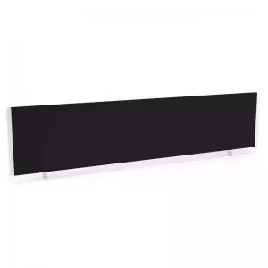 Image of Evolve Plus Bench Screen 1800 Black White Frame