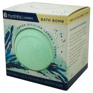 Image of Hydrea London Uplifting Sicilian Lemon & Thyme Bath Bomb 2 x 60g