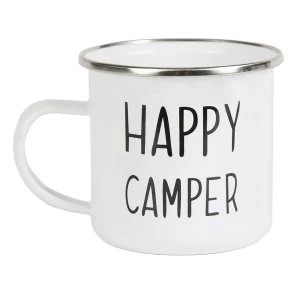 Image of Sass & Belle Happy Camper Enamel Mug