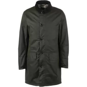 Image of Barbour Mens Wax Mac Jacket Fern/Forest Mist XL