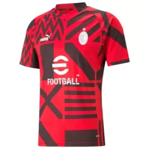 Image of 2022-2023 AC Milan Pre-Match Jersey (Red)