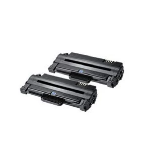 Image of Samsung MLT P1052A Black High Yield Toner Cartridges Pack of 2 SV115