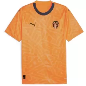 Image of Puma Valencia Third Shirt 2023 2024 Adults - Orange