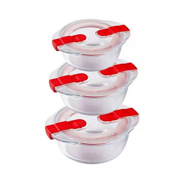 Image of Pyrex Cook & Heat Round Dish Set One size None 72238769000