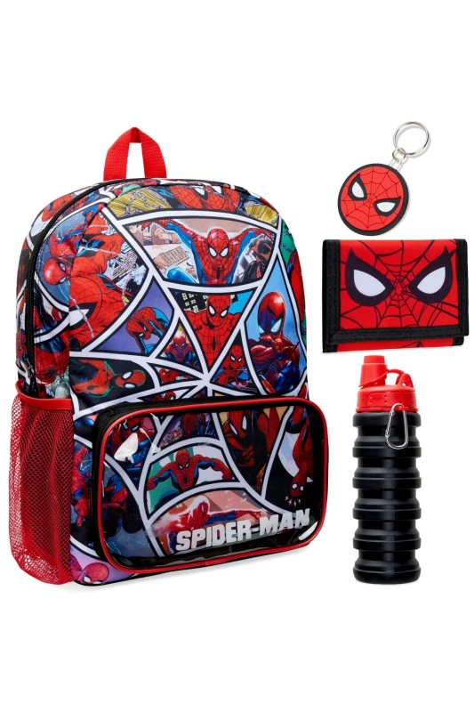 Image of Marvel Spiderman 4 Piece Backpack Set Multi
