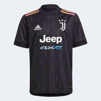 Image of adidas Juventus Away Shirt 2021 2022 Junior - Black