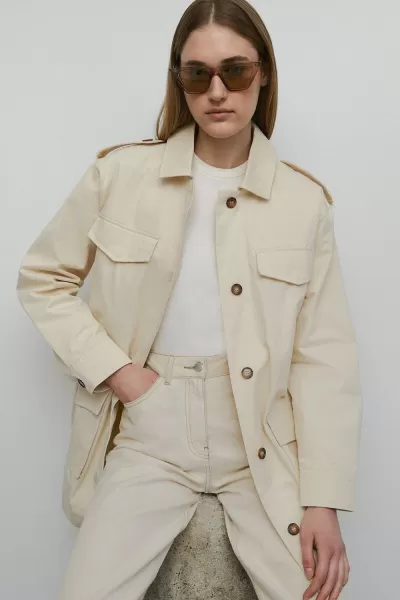 Image of Cotton Utility Jacket