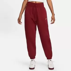 Image of Womens Nike Sportswear Phoenix Fleece Oversized High-Waist Jogger Pants