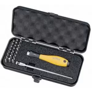 Image of Wiha Wiha ESD Interchangeable bits set 26 Piece Slot, Phillips, Star socket, Allen
