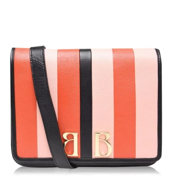 Image of Biba Sofia Snake Cross Body Bag - Orange Lizard