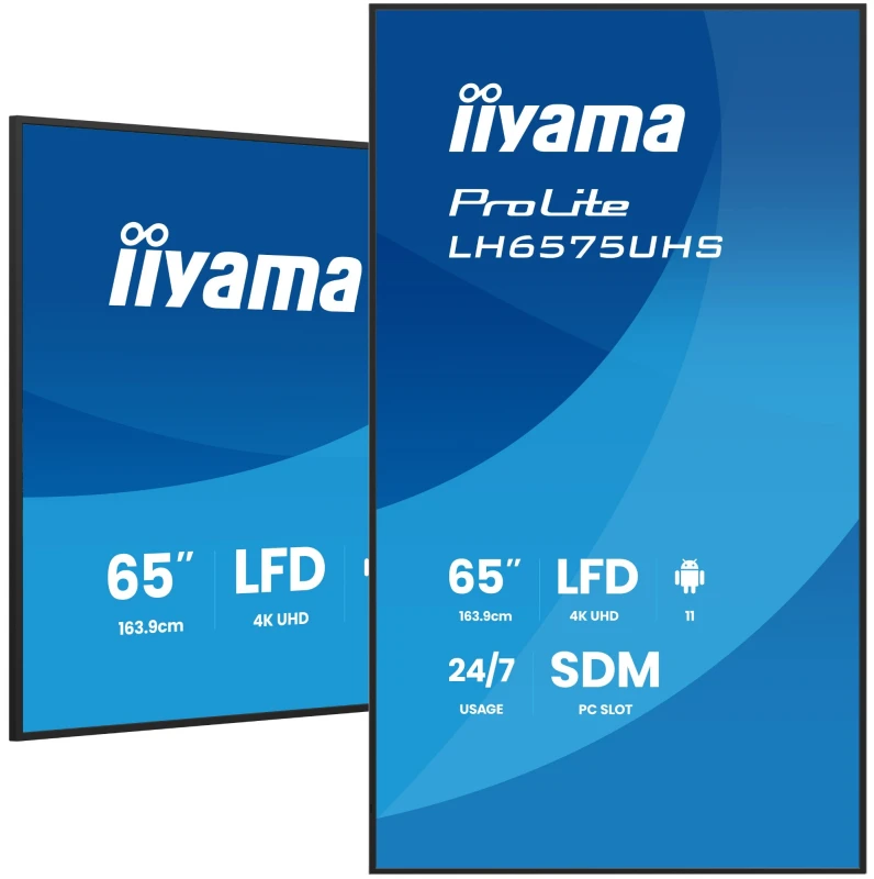 Image of iiyama LH6575UHS-B2AG Signage Display Digital signage flat panel 163.8