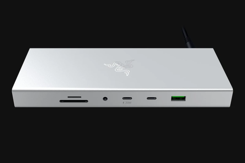 Image of Razer USB 4 Dock USB Type-C 10000 Mbps Silver