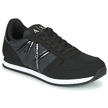 Image of Armani Exchange Branded Sneakers Black Size 37 Women
