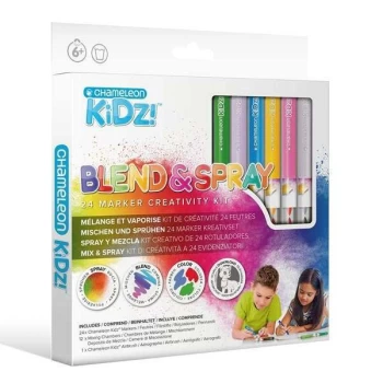 Image of Chameleon Kidz Blend & Spray 24 Colour Creativity Kit