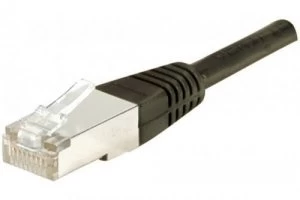 Image of 15m RJ45 Cat6 FUTP Black Cable
