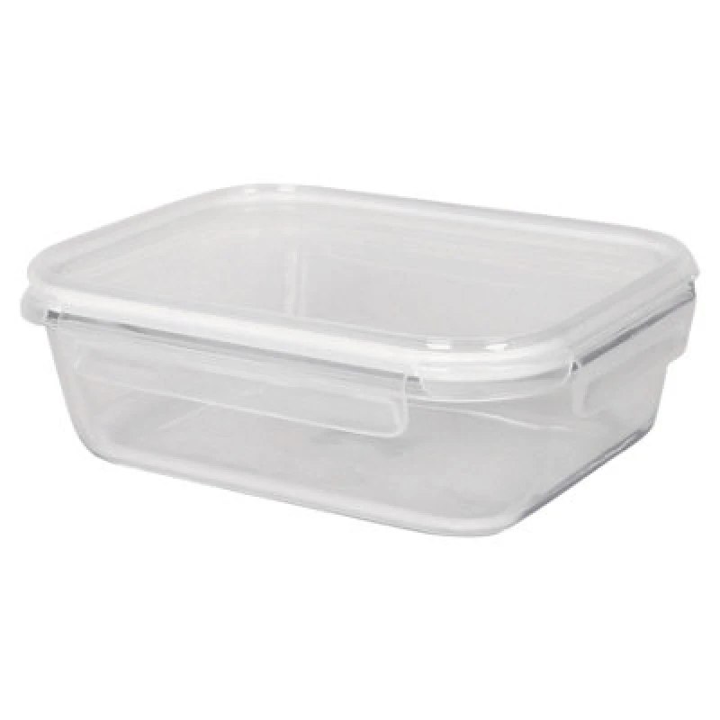 Image of Harbour Housewares 1.5 Litre Glass Food Storage Container With White Lid - 1X Large Reusable Airtight Meal Prep Tubs Microwave And Freezer Safe