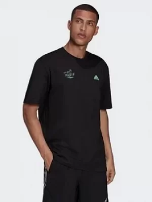 Image of adidas Signature T-Shirt, Black Size M Men
