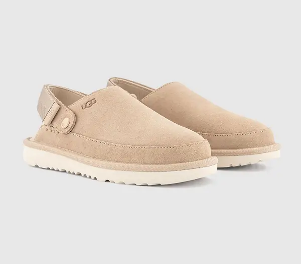 Image of UGG Goldenstar Clog Kids Driftwood Natural, 2